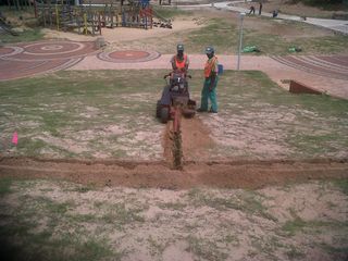 irrigation trenching spraylines kings beach
