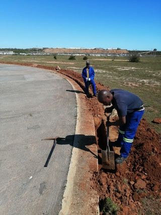irrigation trenching